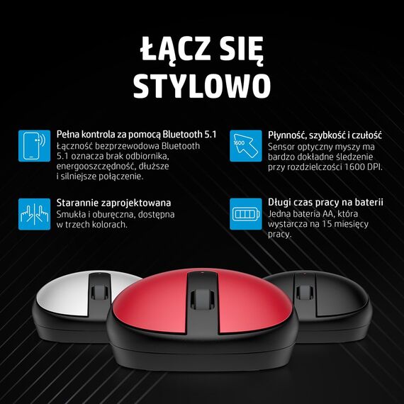 HP 240 Black Bluetooth Mouse | Techbox