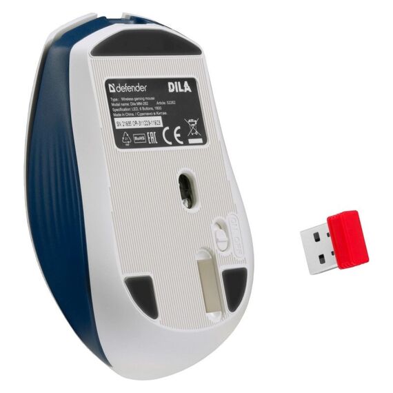 WIRELESS MOUSE DEFENDER DILA MM-282 RF 1800dpi 6P - Mice - Keyboards & Mice - Techbox