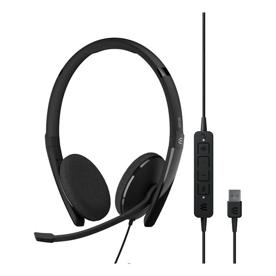 EPOS ADAPT 160T USB II Headset Wired Headband Office/Call Centre USB Type-A Black - Headsets - Speakers & Headphones - Techbox