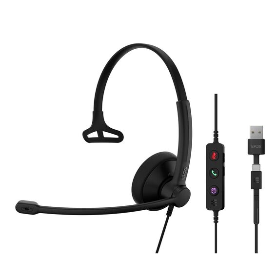 EPOS IMPACT 100 MS MONO USB-C+A IMPACT 100 MS MONO | Techbox