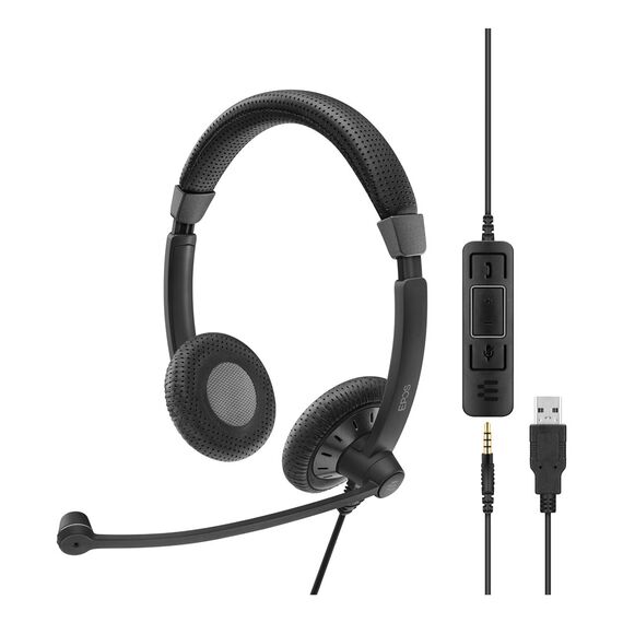 EPOS SC75 USB MS PROFESSIONAL HEADPHONES SC75 USB - Headsets - Speakers & Headphones - Techbox