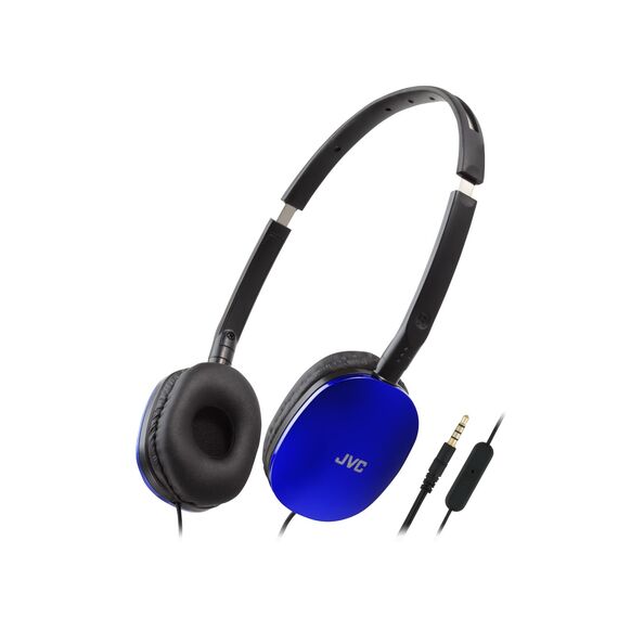 JVC HA-S160M-AU headphones/headset Wired Head-band Calls/Music Blue - Headsets - Speakers & Headphones - Techbox