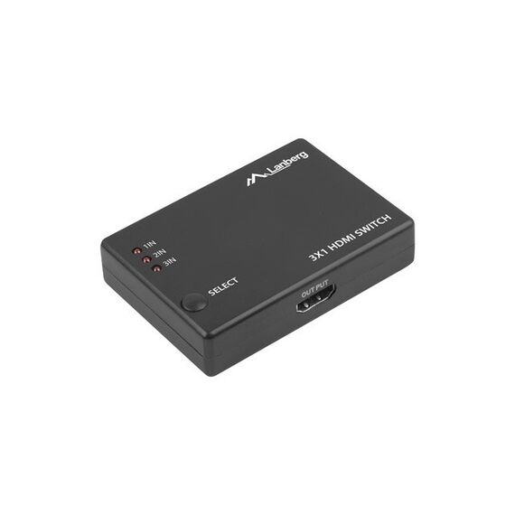 LANBERG VIDEO SWITCH 3X HDMI + MICRO USB PORT - VGA Splitters & Converters - Peripherals - Techbox