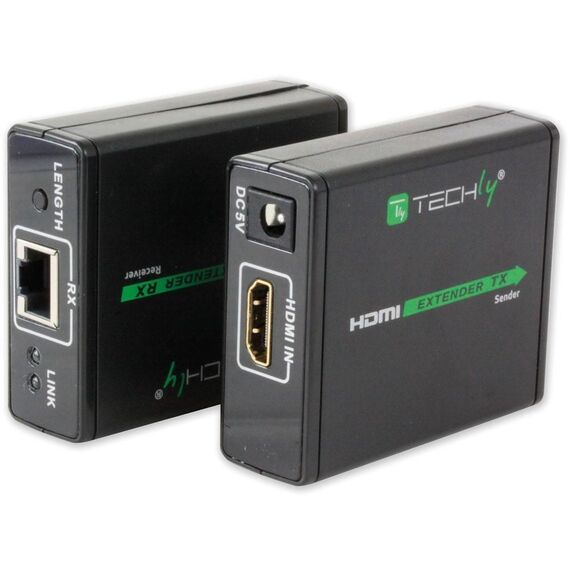 Techly Amplifier HDMI Full HD up to 60m of cable Cat. 6 / 6A / 7 IDATA EXT-E70 | Techbox
