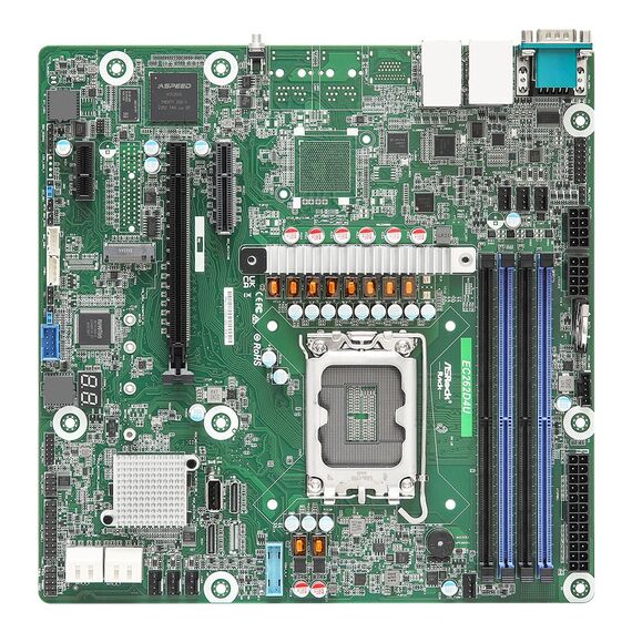 Asrock EC262D4U motherboard Intel C262 LGA 1700 micro ATX - Motherboards - Laptops & PC Builds - Techbox