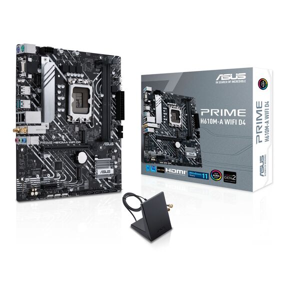 ASUS PRIME H610M-A WIFI D4 Intel H610 LGA 1700 micro ATX | Techbox