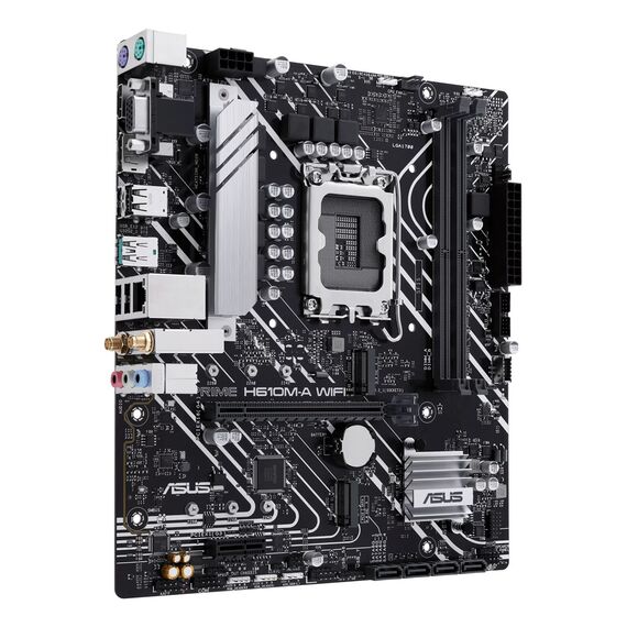 ASUS PRIME H610M-A WIFI Intel H610 LGA 1700 micro ATX - Motherboards - Laptops & PC Builds - Techbox