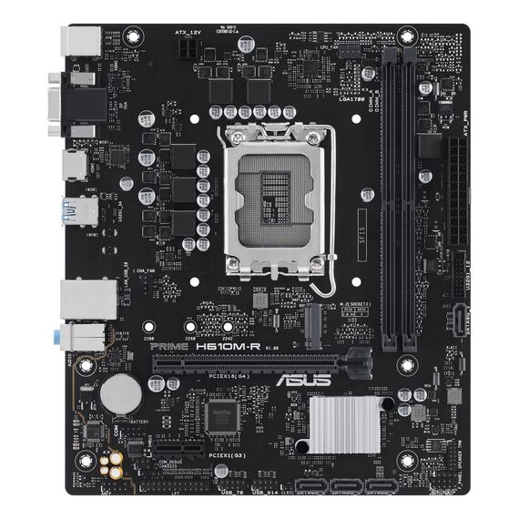 ASUS PRIME H610M-R-SI Intel H610 LGA 1700 micro ATX - Motherboards - Laptops & PC Builds - Techbox
