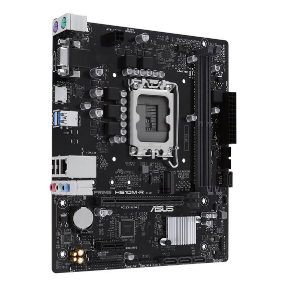 ASUS PRIME H610M-R-SI Intel H610 LGA 1700 micro ATX - Motherboards - Laptops & PC Builds - Techbox