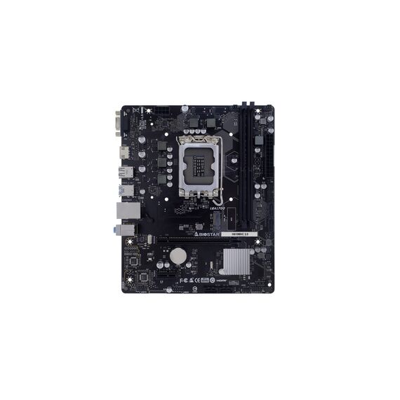 Biostar H610MHC 2.0 motherboard Intel H610 LGA 1700 micro ATX | Techbox