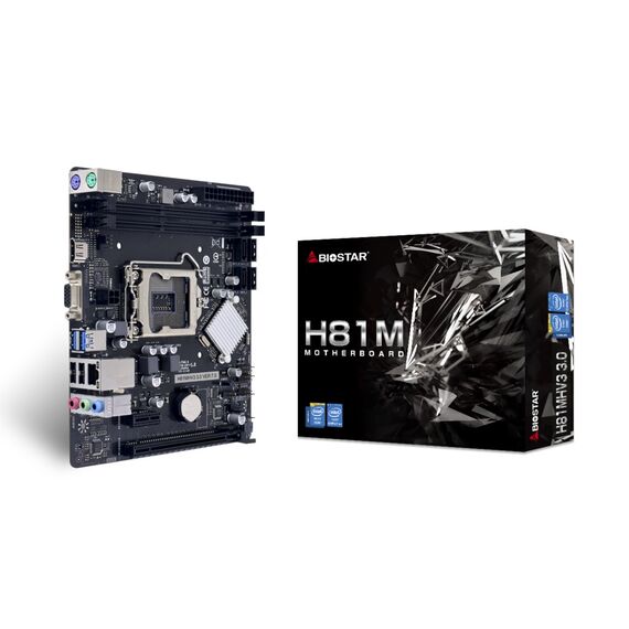 Biostar H81MHV3 3.0 H81 Intel® H81 LGA 1150 (Socket H3) micro ATX | Techbox