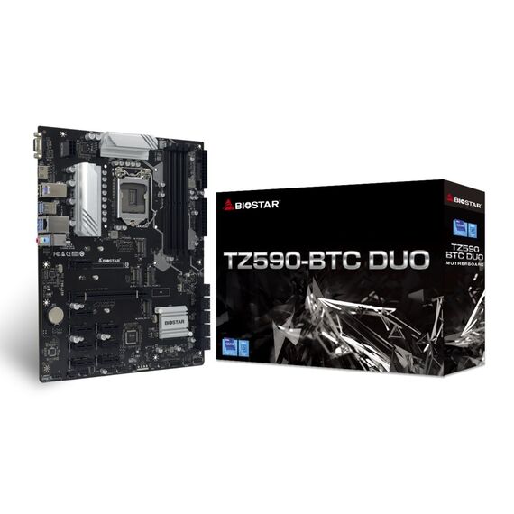Biostar TZ590-BTC DUO Intel Z590 LGA 1200 (Socket H5) ATX | Techbox