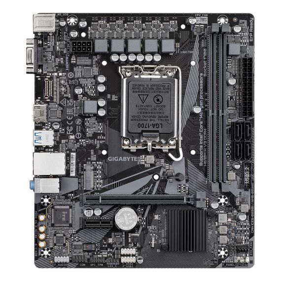 Gigabyte H610M H V3 DDR4 Motherboard - Supports Intel Core 14th CPUs, 4+1+1 Hybrid Phases Digital VRM, up to 3200MHz DDR4, 1xPCIe 3.0 M.2, GbE LAN, USB 3.2 Gen 1 - Motherboards - Laptops & PC Builds - Techbox