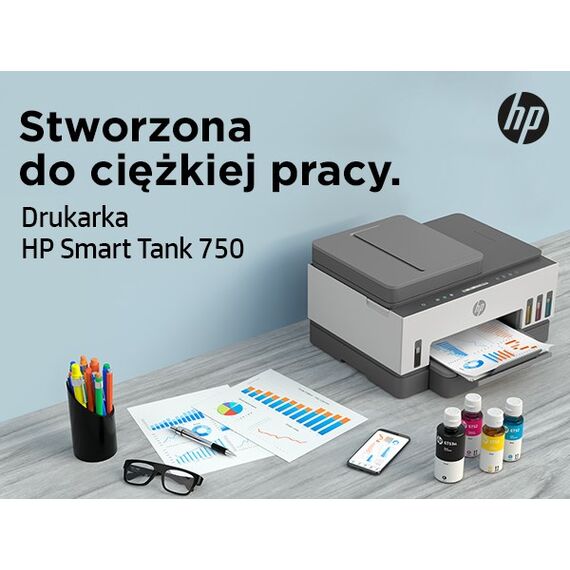 HP Smart Tank 750 All-in-One Thermal inkjet A4 4800 x 1200 DPI 15 ppm Wi-Fi | Techbox