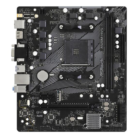 Asrock A520M-HVS AMD A520 Socket AM4 micro ATX | Techbox