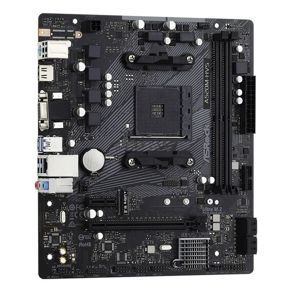 Asrock A520M-HVS AMD A520 Socket AM4 micro ATX | Techbox