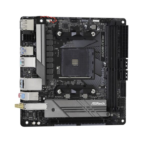 Asrock A520M-ITX/ac Socket AM4 micro  ATX - Motherboards - Laptops & PC Builds - Techbox