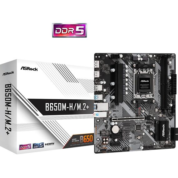 ASRock B650M-H/M.2+ motherboard | Techbox
