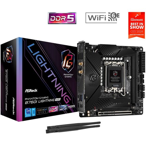 ASRock B760I LIGHTNING WIFI Motherboard | Techbox