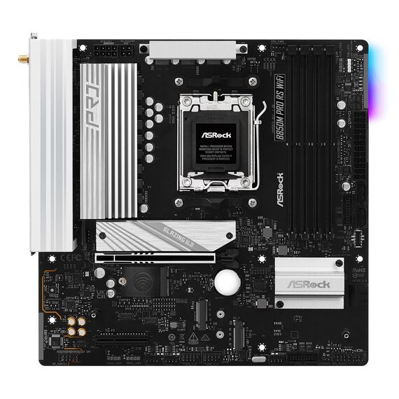 Asrock B850M Pro RS WiFi AMD B850 Socket AM5 micro ATX | Techbox
