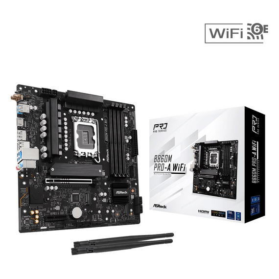 ASRock B860M Pro-A WiFi Motherboard | Techbox
