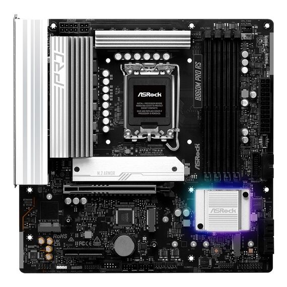 Asrock B860M Pro RS Intel B860 LGA 1851 (Socket V1) micro ATX | Techbox