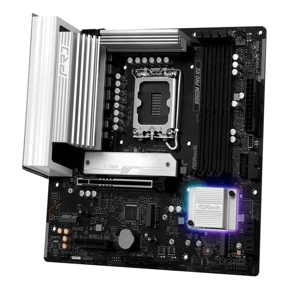 Asrock B860M Pro RS Intel B860 LGA 1851 (Socket V1) micro ATX | Techbox