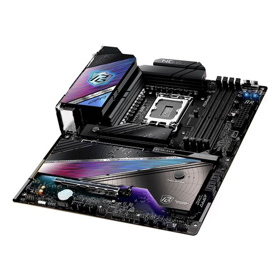 Asrock Phantom Gaming Z890 Nova WiFi Intel Z890 LGA 1851 (Socket V1) ATX - Motherboards - Laptops & PC Builds - Techbox