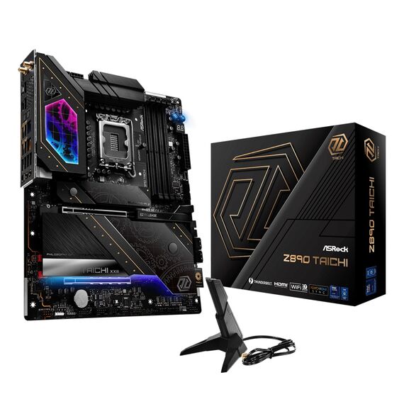 Asrock Z890 Taichi Intel Z890 LGA 1851 (Socket V1) ATX - Motherboards - Laptops & PC Builds - Techbox