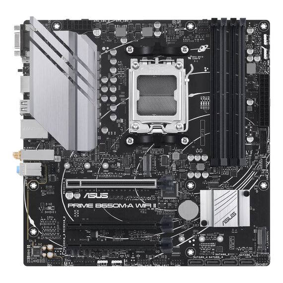 ASUS PRIME B650M-A WIFI II AMD B650 Socket AM5 micro ATX - Motherboards - Laptops & PC Builds - Techbox