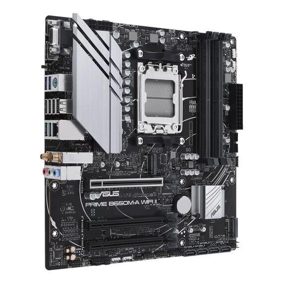 ASUS PRIME B650M-A WIFI II AMD B650 Socket AM5 micro ATX - Motherboards - Laptops & PC Builds - Techbox