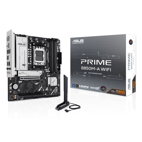 ASUS PRIME B850M-A WIFI AMD B850 Socket AM5 micro ATX - Motherboards - Laptops & PC Builds - Techbox
