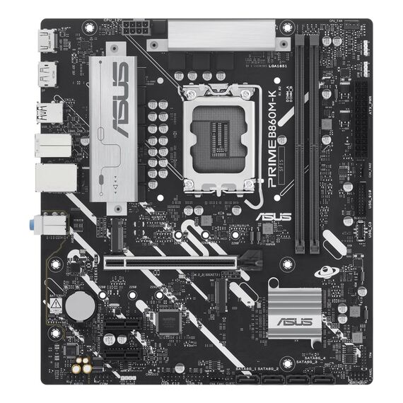 ASUS PRIME B860M-K Intel B860 LGA 1851 (Socket V1) micro ATX - Motherboards - Laptops & PC Builds - Techbox