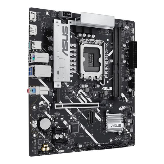 ASUS PRIME B860M-K Intel B860 LGA 1851 (Socket V1) micro ATX - Motherboards - Laptops & PC Builds - Techbox