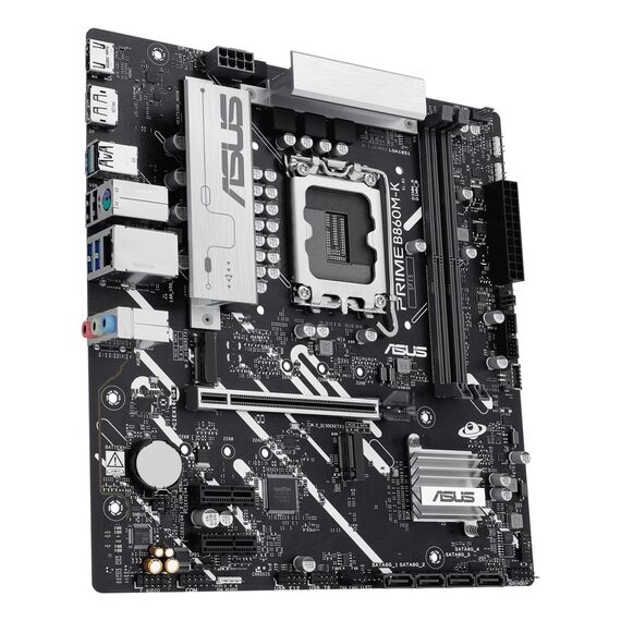 ASUS PRIME B860M-K Intel B860 LGA 1851 (Socket V1) micro ATX - Motherboards - Laptops & PC Builds - Techbox