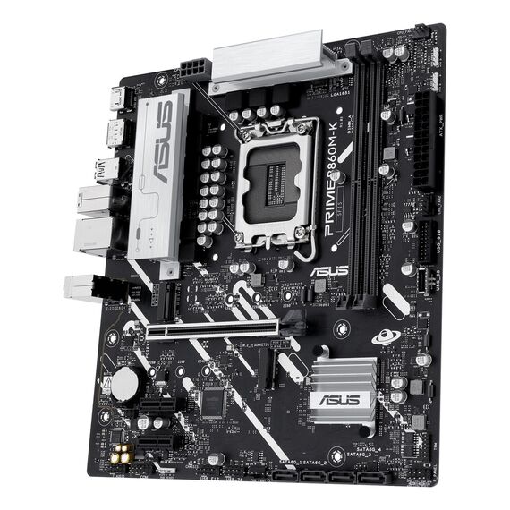ASUS PRIME B860M-K Intel B860 LGA 1851 (Socket V1) micro ATX - Motherboards - Laptops & PC Builds - Techbox