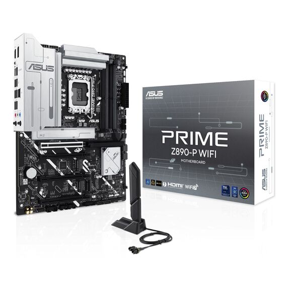 ASUS PRIME Z890-P WIFI Intel Z890 LGA 1851 (Socket V1) ATX - Motherboards - Laptops & PC Builds - Techbox