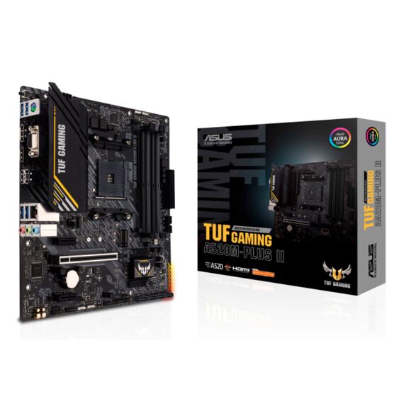 ASUS TUF GAMING A520M-PLUS II AMD A520 Socket AM4 micro ATX - Motherboards - Laptops & PC Builds - Techbox