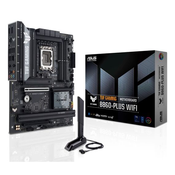 ASUS TUF GAMING B860-PLUS WIFI Intel B860 LGA 1851 (Socket V1) ATX - Motherboards - Laptops & PC Builds - Techbox