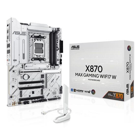 ASUS X870 MAX GAMING WIFI7 W AMD X870 Socket AM5 ATX - Motherboards - Laptops & PC Builds - Techbox