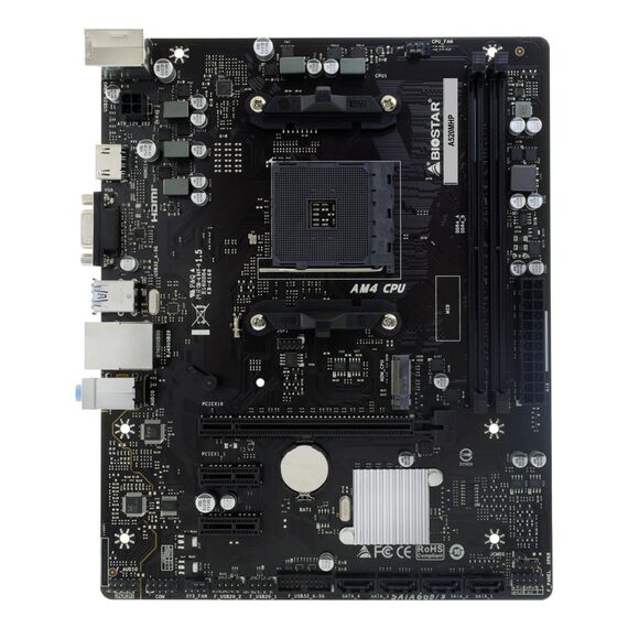 Biostar A520MHP motherboard AMD A520 Socket AM4 micro ATX | Techbox