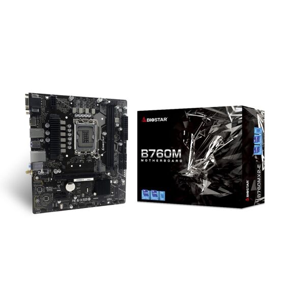 Biostar B760MX2-E D4 motherboard Intel B760 LGA 1700 micro ATX | Techbox