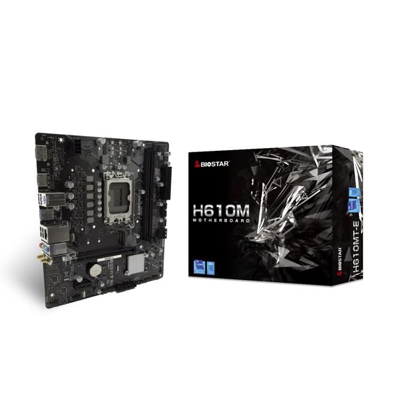 Biostar H610MT-E motherboard Intel H610 LGA 1700 micro ATX | Techbox