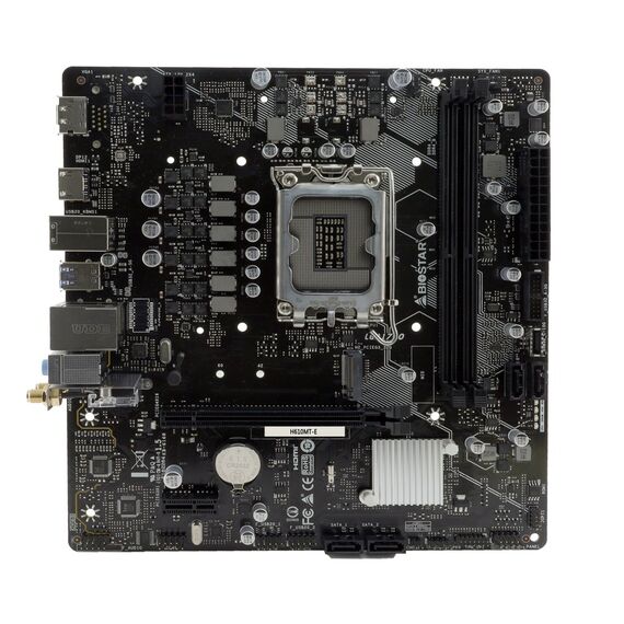 Biostar H610MT-E motherboard Intel H610 LGA 1700 micro ATX | Techbox