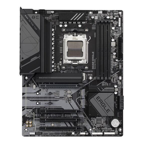 GIGABYTE B650 EAGLE Motherboard - AMD Ryzen 9000 Series CPUs, 12+2+2 Phases VRM, up to 7600MHz DDR5 (OC), 1xPCIe 5.0 + 2xPCIe 4.0 M.2, GbE LAN, USB 3.2 Gen 2 | Techbox