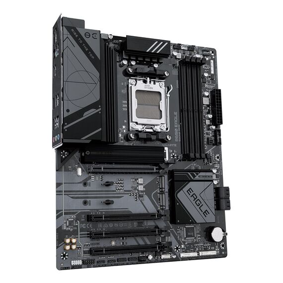 GIGABYTE B650 EAGLE Motherboard - AMD Ryzen 9000 Series CPUs, 12+2+2 Phases VRM, up to 7600MHz DDR5 (OC), 1xPCIe 5.0 + 2xPCIe 4.0 M.2, GbE LAN, USB 3.2 Gen 2 | Techbox