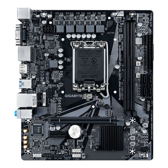 GIGABYTE H610M S2H V2 Motherboard - Supports Intel Core 14th CPUs, 4+1+1 Hybrid Phases Digital VRM, up to 5600MHz DDR5, 1xPCIe 3.0 M.2, GbE LAN, USB 3.2 Gen 1 - Motherboards - Laptops & PC Builds - Techbox