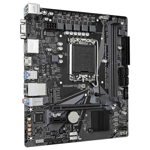 Gigabyte H610M S2H V3 DDR4 Motherboard - Supports Intel Core 14th CPUs, 4+1+1 Hybrid Digital VRM, up to 3200MHz DDR4, 1xPCIe 3.0 M.2, GbE LAN , USB 3.2 Gen 1 - Motherboards - Laptops & PC Builds - Techbox