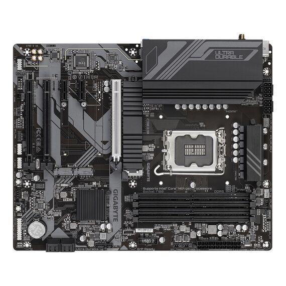 GIGABYTE Z790 D AX Motherboard - Supports Intel Core 14th Gen CPUs, 12+1+1 Phases Digital VRM, up to 7600MHz DDR5 (OC), 3xPCIe 4.0 M.2, Wi-Fi 6E, 2.5GbE LAN, USB 3.2 Gen 2 | Techbox