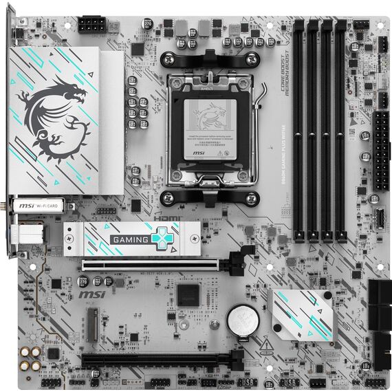 MSI B840M GAMING PLUS WIFI6E motherboard AMD B840 Socket AM5 micro ATX - Motherboards - Laptops & PC Builds - Techbox
